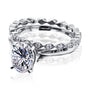 Kobelli Moissanite Wedding Ring Set