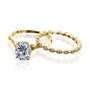Kobelli Moissanite Wedding Ring Set