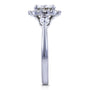 Kobelli Moissanite Halo Engagement Ring 1 2/5 CTW in 14k White Gold