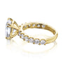 Kobelli Grown - 3.9ct Lorette Ring in Yellow Gold - side view