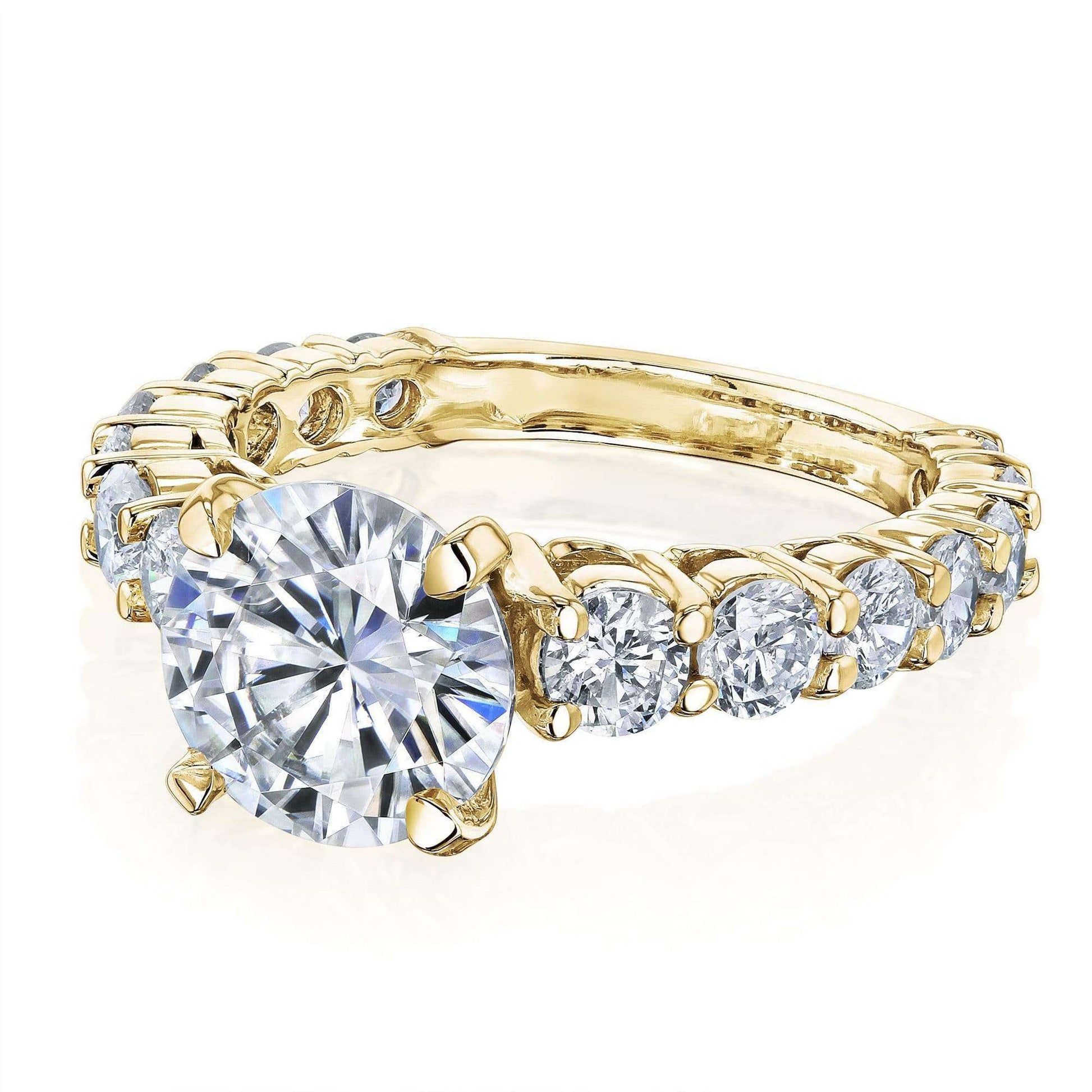 Kobelli 1.9ct Moissanite and 1-1/3ct Diamond Ring, 3 1/4ct TCW
