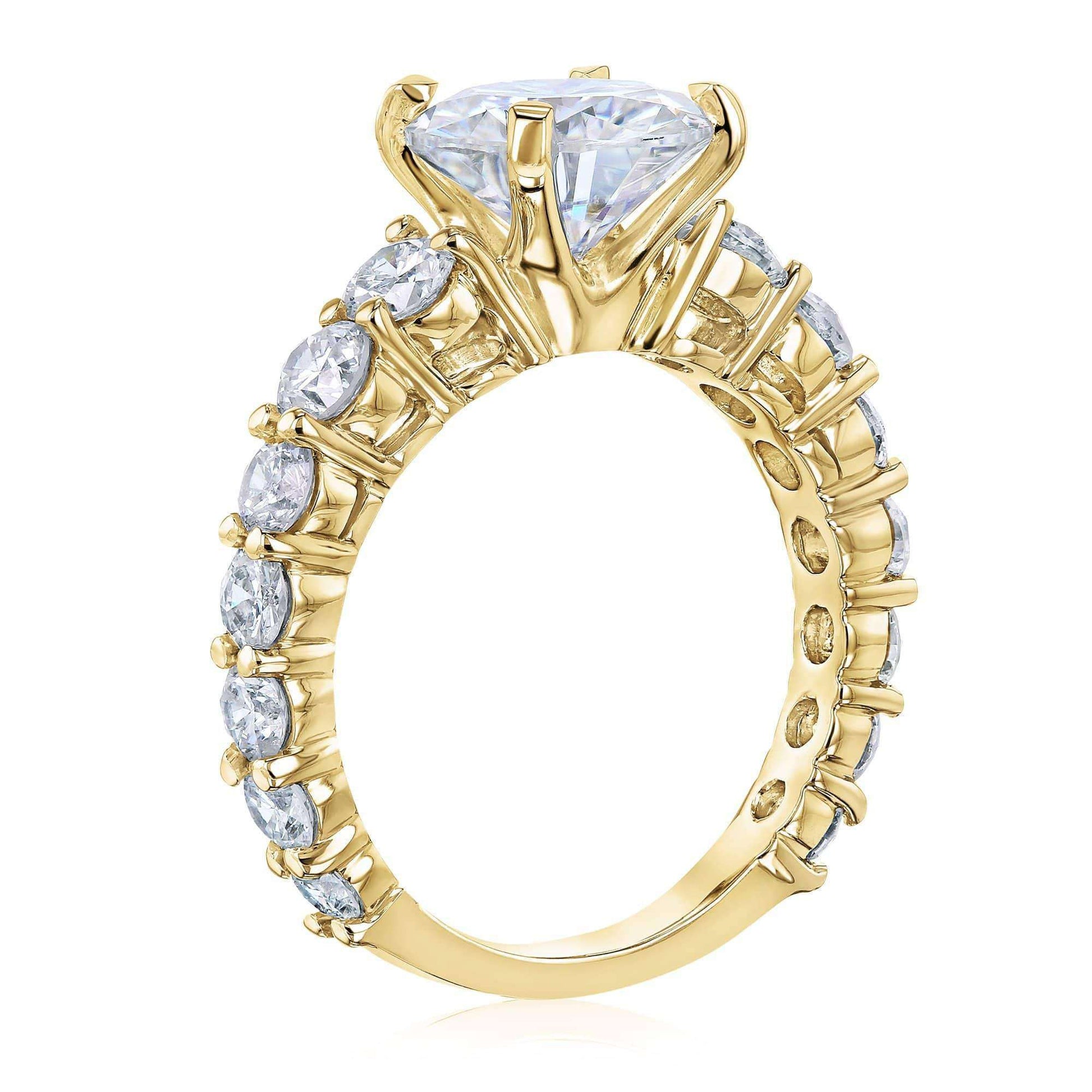 Kobelli 1.9ct Moissanite and 1-1/3ct Diamond Ring, 3 1/4ct TCW