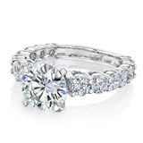 Kobelli 1.9ct Forever One Moissanite and 1-1/3ct Diamond Ring, 3 1/4ct TCW