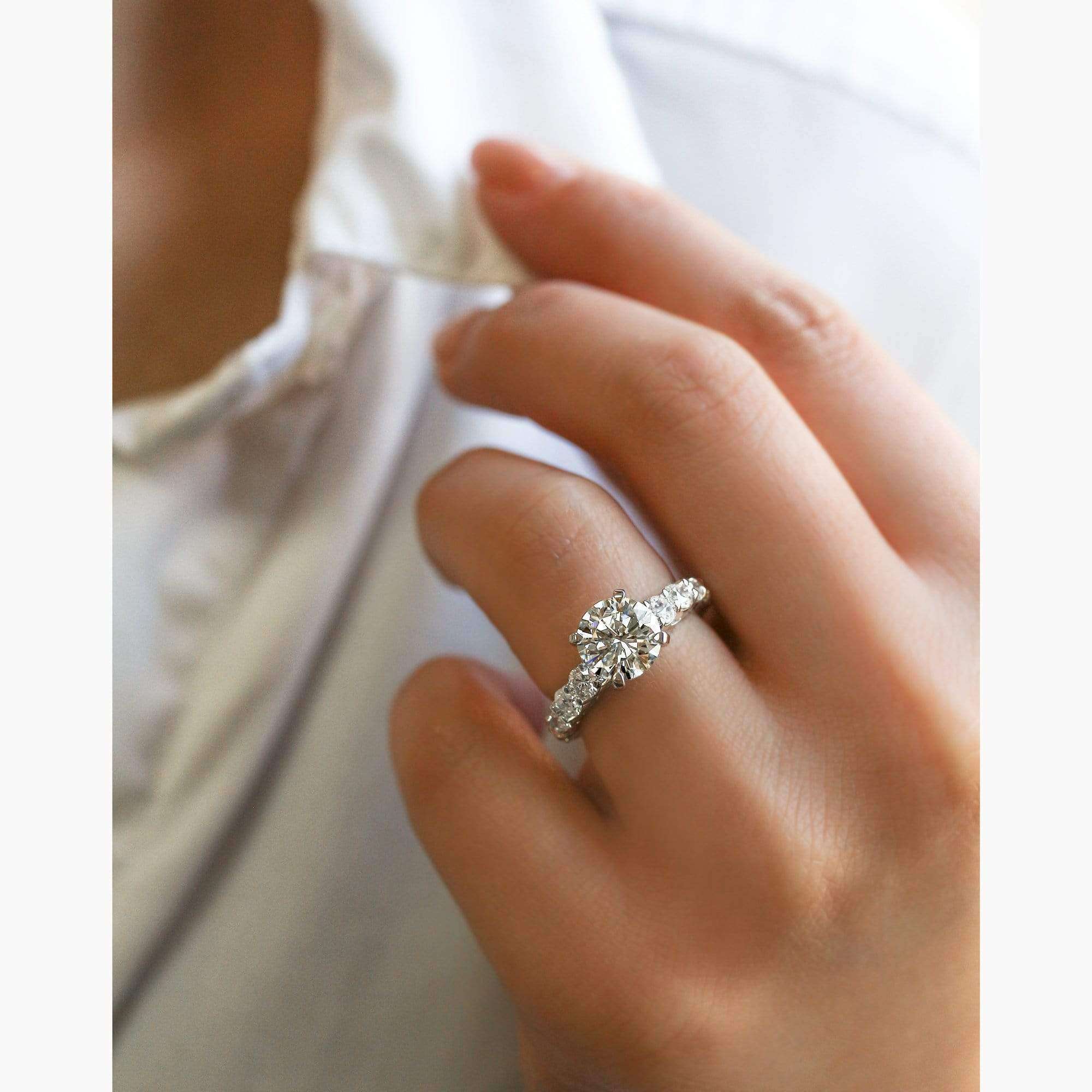 Kobelli 1.9ct Moissanite and 1-1/3ct Diamond Ring, 3 1/4ct TCW