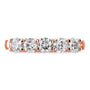 Kobelli 5 Stone Round Moissanite 14k Gold Band (4/5 CTW)