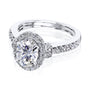 Kobelli Abigail Oval Moissanite Engagement Ring 