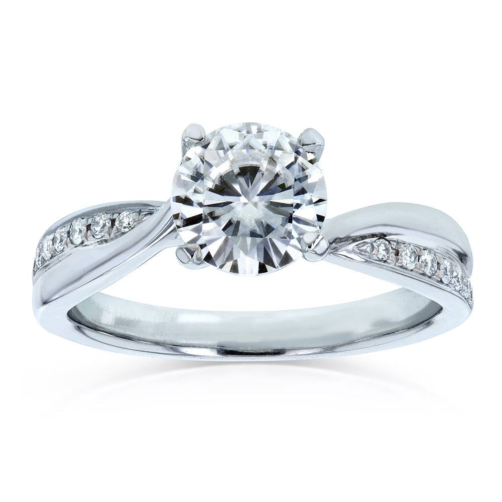 1 Carat Hourglass Ring