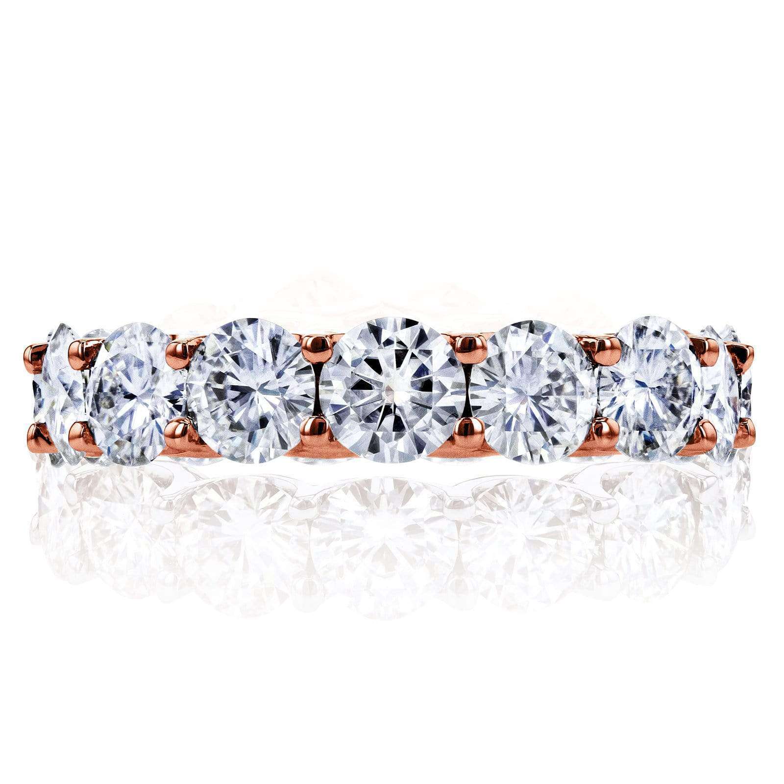 Kobelli 4.5mm Moissanite Eternity Ring