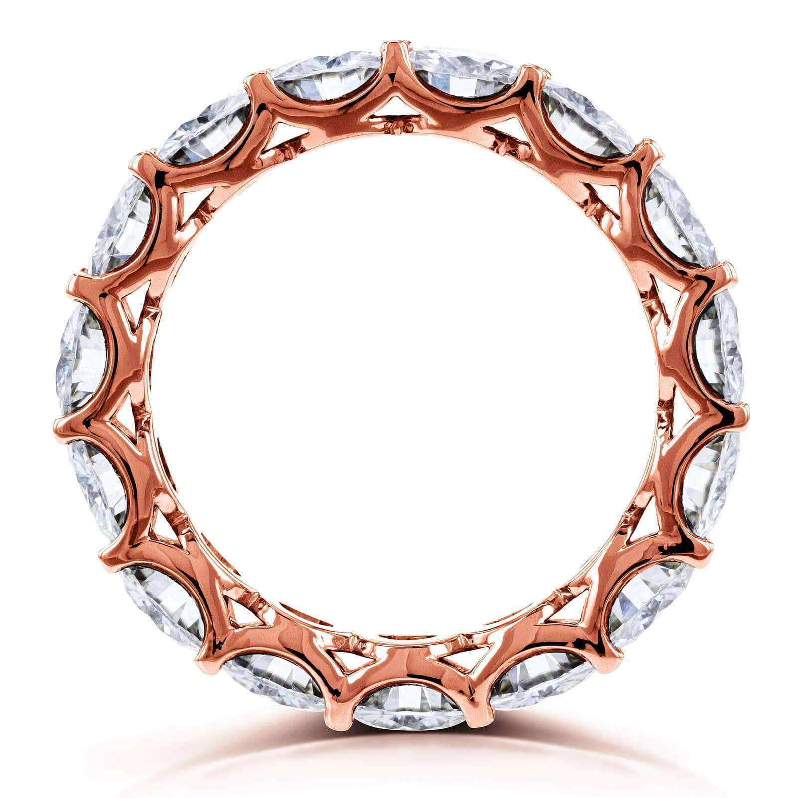 Kobelli 4.5mm Moissanite Eternity Ring