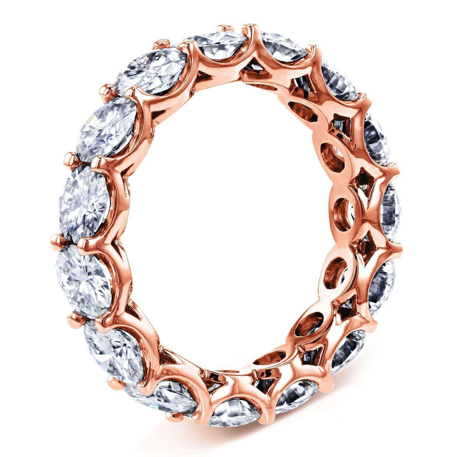 Kobelli 4.5mm Moissanite Eternity Ring
