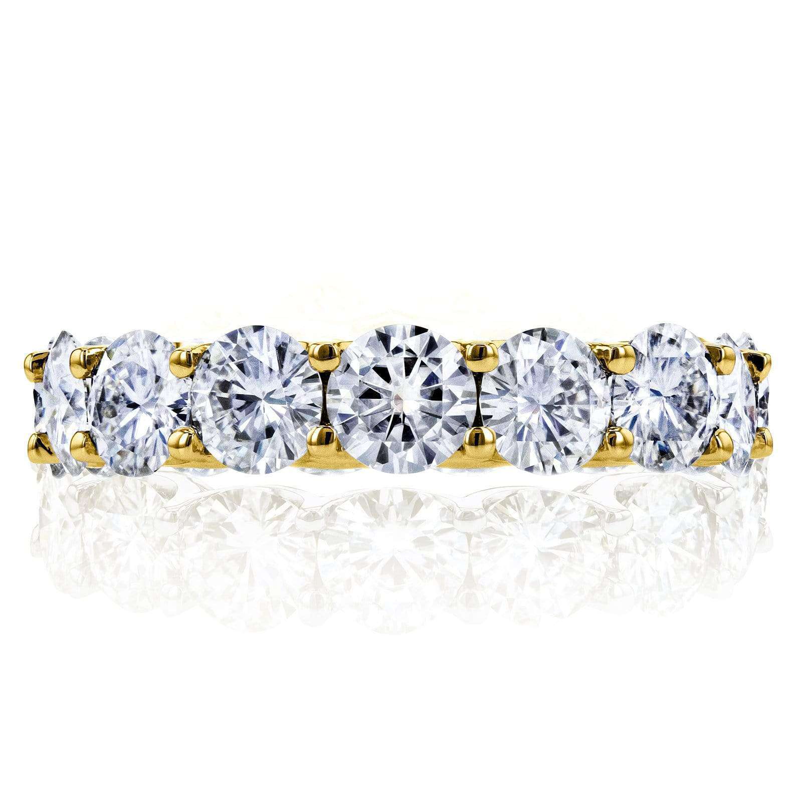 Kobelli 4.5mm Moissanite Eternity Ring