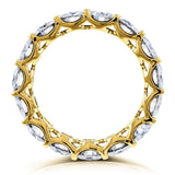 Kobelli 4.5mm Moissanite Eternity Ring