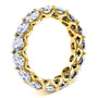 Kobelli 4.5mm Moissanite Eternity Ring