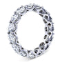 Kobelli 4.5mm Moissanite Eternity Ring