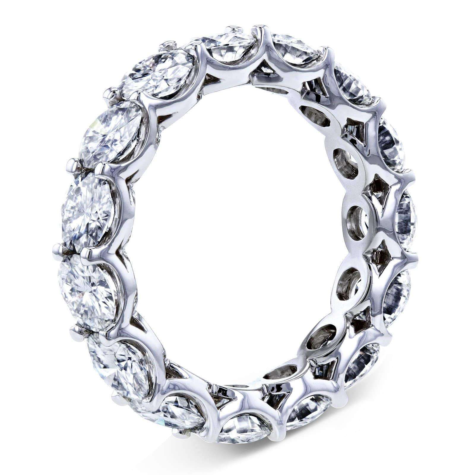 Kobelli 4.5mm Moissanite Eternity Ring