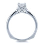 Kobelli Radiant Moissanite (HI) and Diamond Vintage Trellis Engagement Ring 1 2/5 CTW 14k White Gold