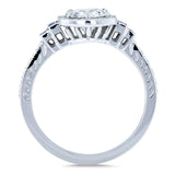 Kobelli Moissanite Diamond Sapphire Ring