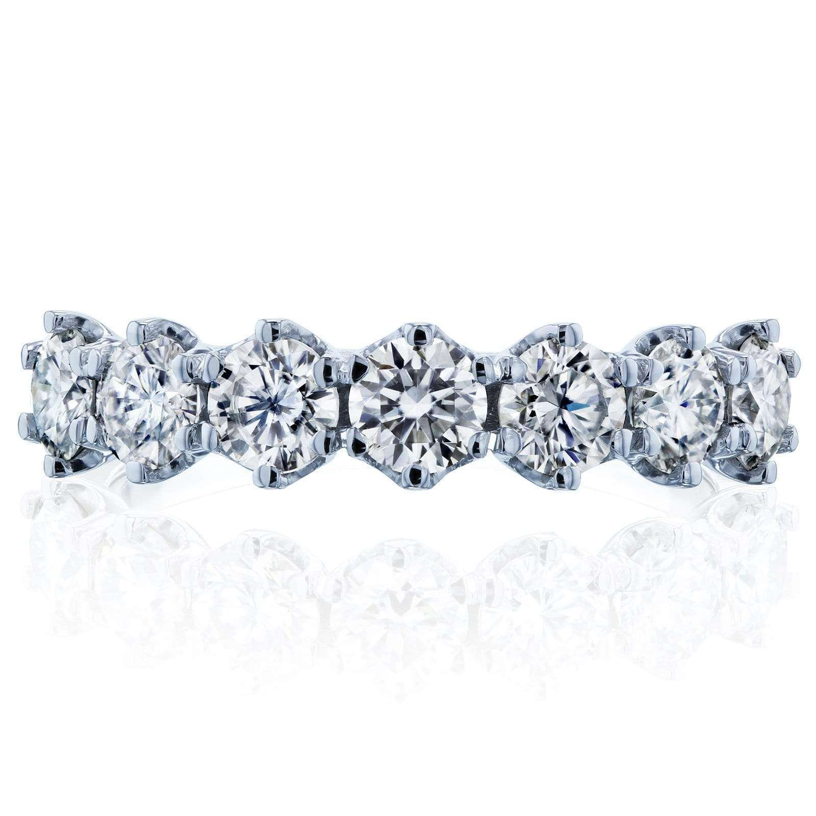 1.1 Carat Moissanite 7-Stone Ring