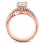 Kobelli Double-Prong 1ct Forever One Moissanite Bridal Set
