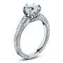 Kobelli Vintage 6-Prong 1 Carat Solitaire Moissanite Ring - Multiple Gold Options