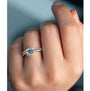 Kobelli 1ct Forever One Moissanite Peg Cathedral Gold Bridal Set