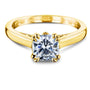Kobelli 1ct Cushion Forever One Moissanite Solitaire W-Prong Ring MZFO62642CU-1E/4.5Y