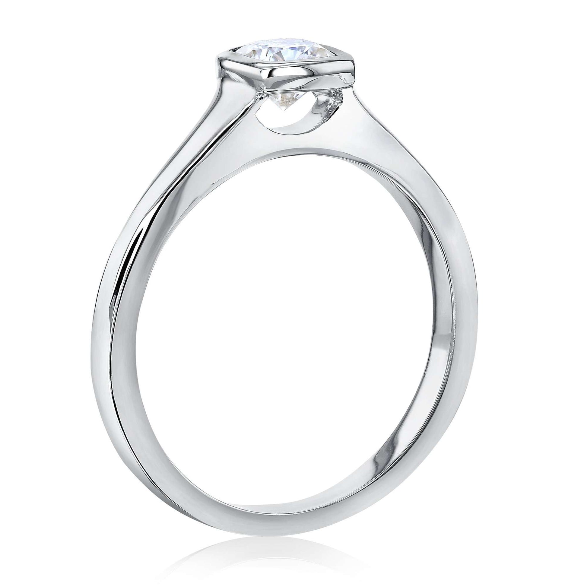 Minimal Design - White Gold Option