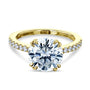 Kobelli 3.1ct Round Forever One Moissanite Ring 14k Gold