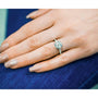 Kobelli 3.1ct Round Moissanite Ring 14k Gold