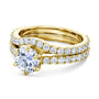 Kobelli 1ct Moissanite 6-Prong Ring Lab Diamond Mounted Bridal Set MZ62714R-EDLG/4.5Y