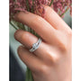 Kobelli 1ct Moissanite 6-Prong Ring Lab Diamond Mounted Bridal Set