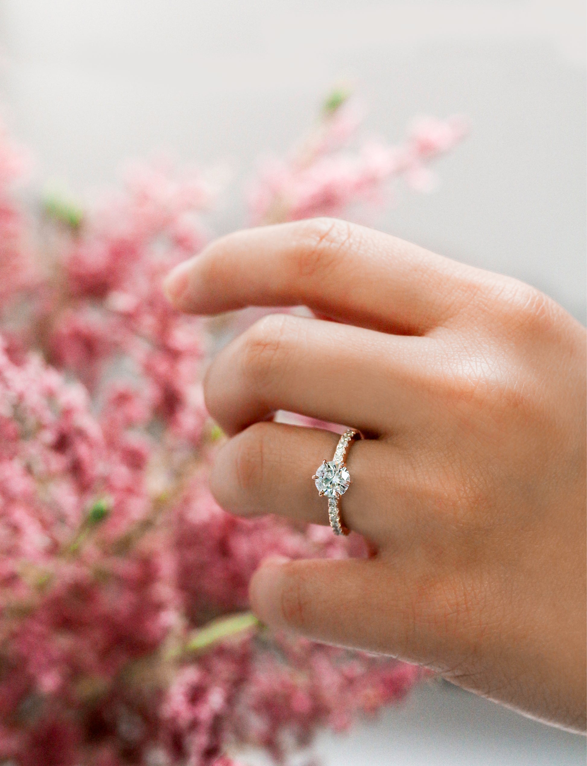 1.5 Carat Moissanite Tiffany 6-Prong Ring