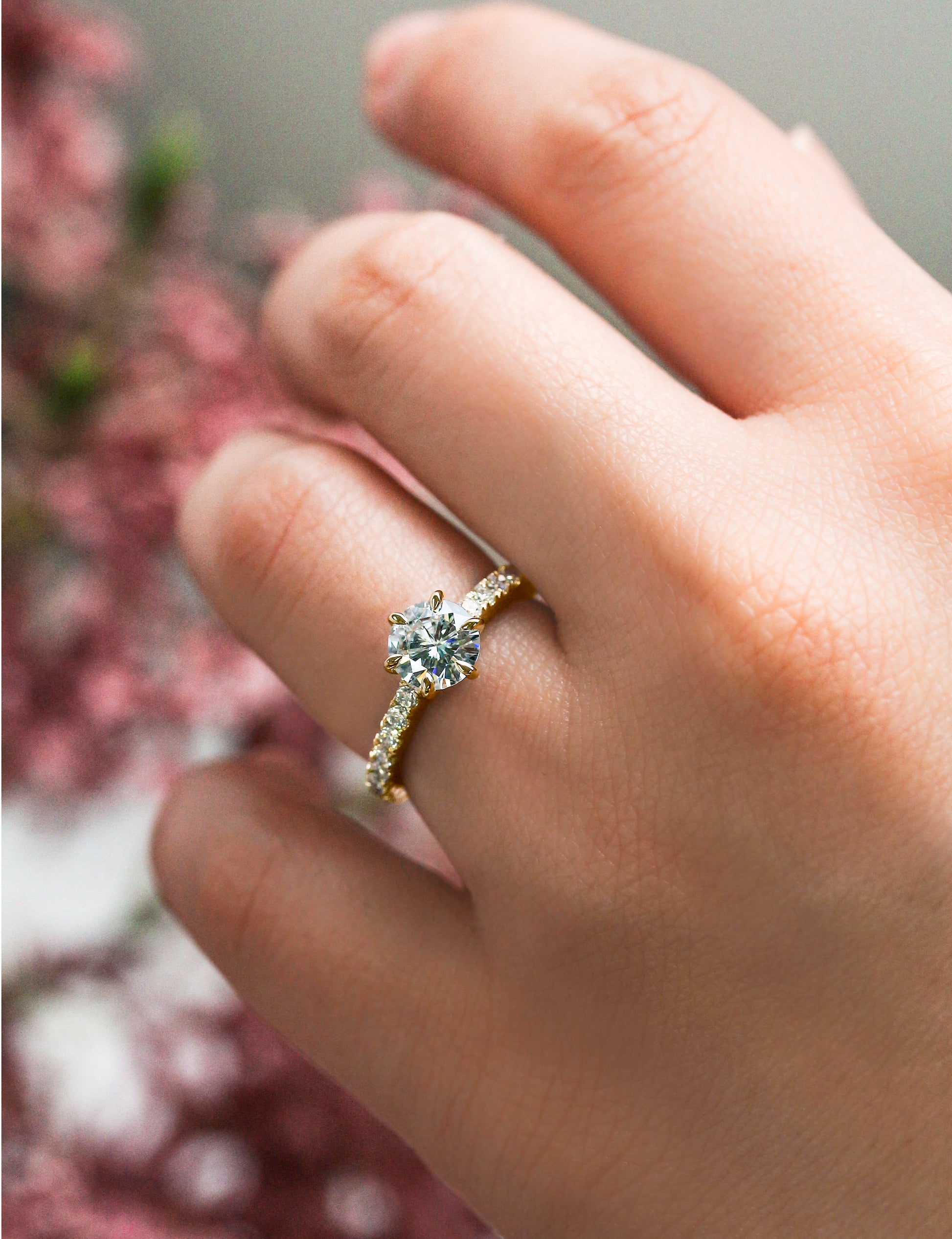1.5 Carat Moissanite Tiffany 6-Prong Ring