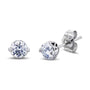 Kobelli Sunflower 3/4ctw Diamond Studs 14k White Gold 62721/W