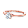 Kobelli 1/2ct Round Moissanite Solitaire Ring