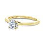 Kobelli 1/2ct Round Moissanite Solitaire Ring