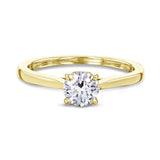 Kobelli 1/2ct rund forever one moissanite solitaire ring mzfo62733r-50e/4y