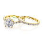 Kobelli 2ct Round Moissanite and 7/8ct TDW Lab Grown Diamond Bridal Set