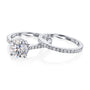Kobelli 2ct Round Moissanite and 7/8ct TDW Lab Grown Diamond Bridal Set