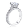 Kobelli 2ct Round Moissanite and 7/8ct TDW Lab Grown Diamond Bridal Set