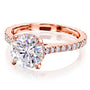 Kobelli 2ct Round Moissanite and 1/2ct TDW Lab Grown Diamond Engagement Ring