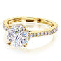 Kobelli 2ct Round Moissanite and 1/2ct TDW Lab Grown Diamond Engagement Ring