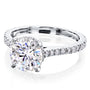 Kobelli 2ct Round Moissanite and 1/2ct TDW Lab Grown Diamond Engagement Ring