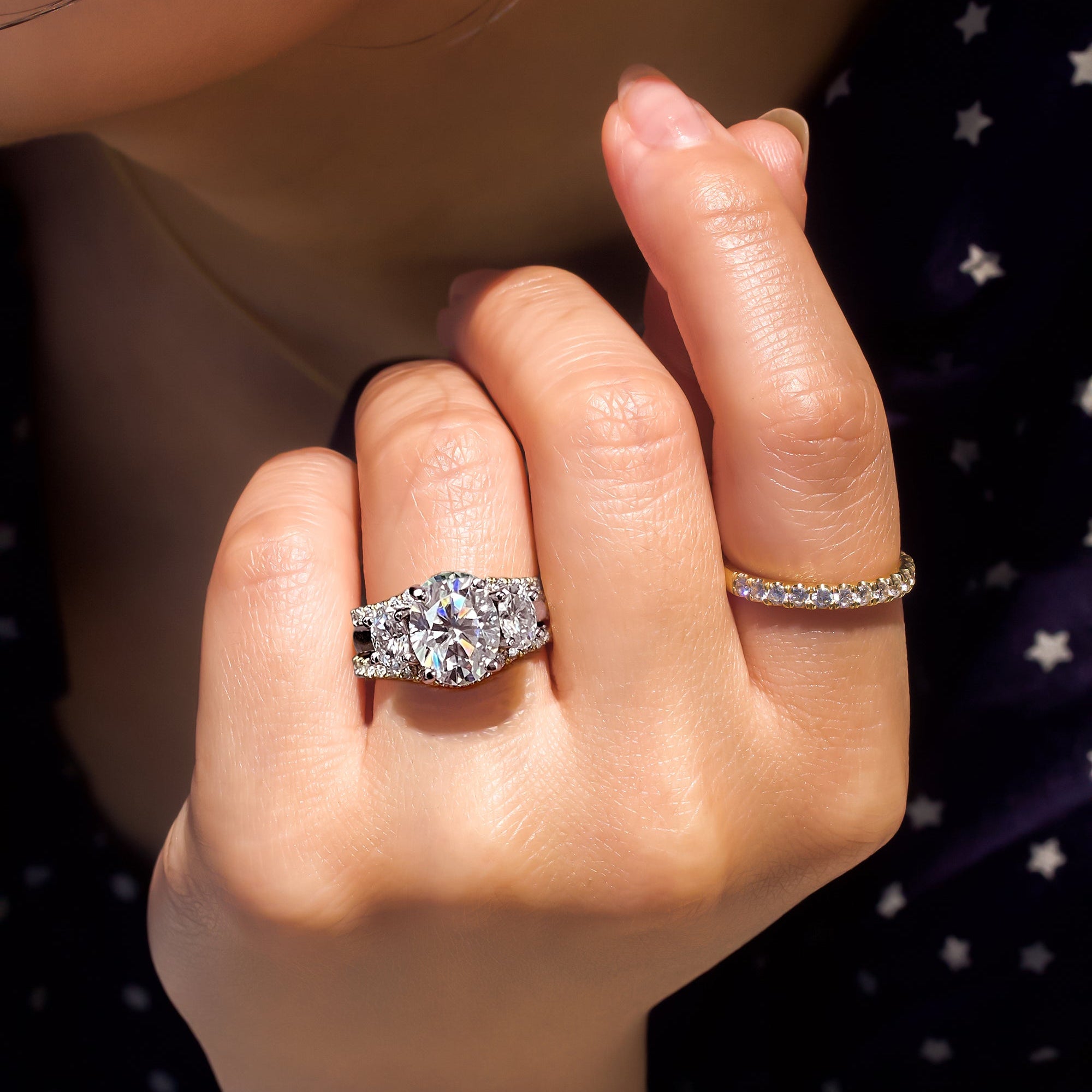 Lab Grown Diamond Shadow Ring - 62714 Series