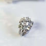 Kobelli The 3 Stone Trellis Oval Ring