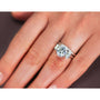 Kobelli The 3 Stone Trellis Oval Ring