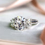 Kobelli The 3 Stone Trellis Oval Ring