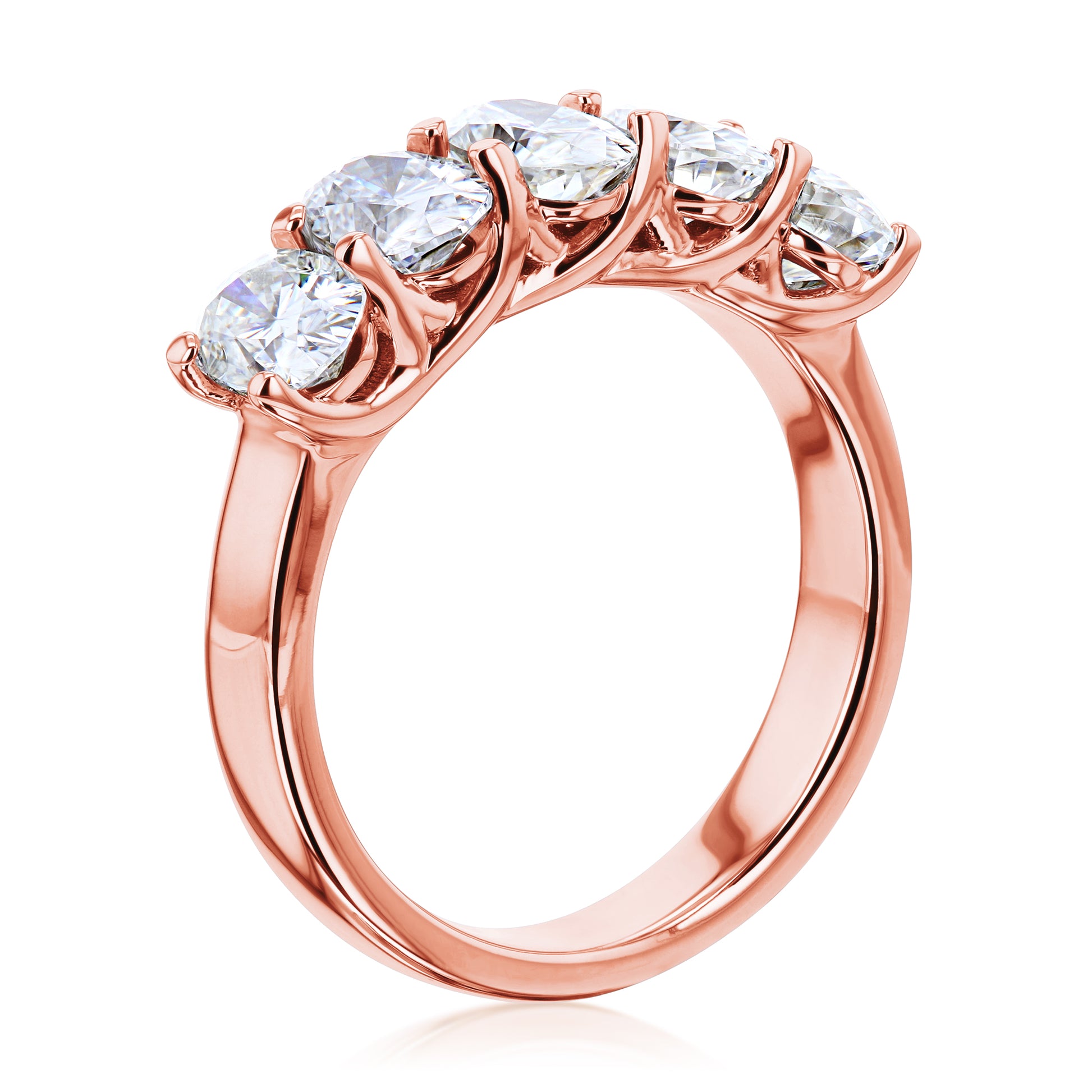 Kobelli The 5 Stone Trellis Oval Band