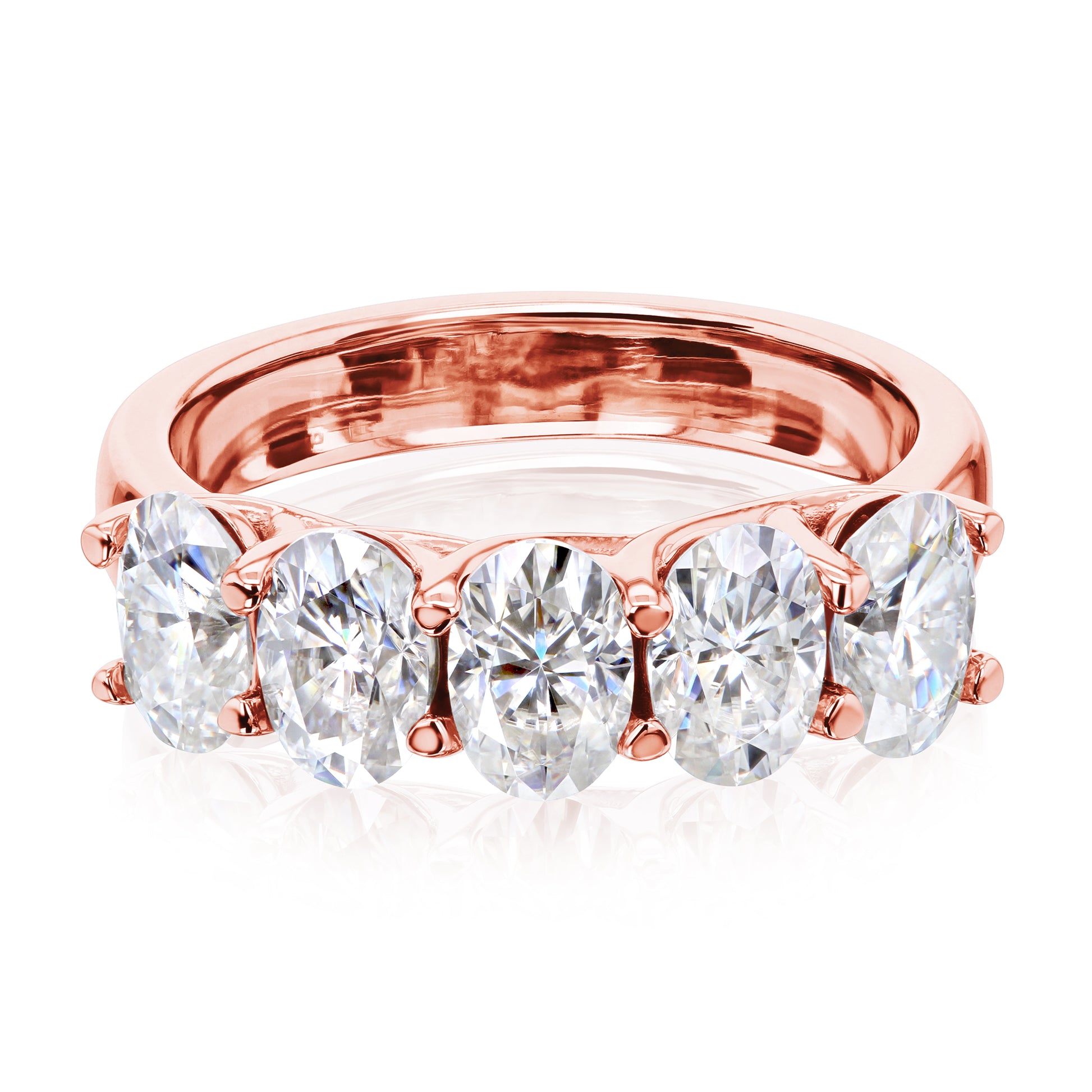 Kobelli The 5 Stone Trellis Oval Band