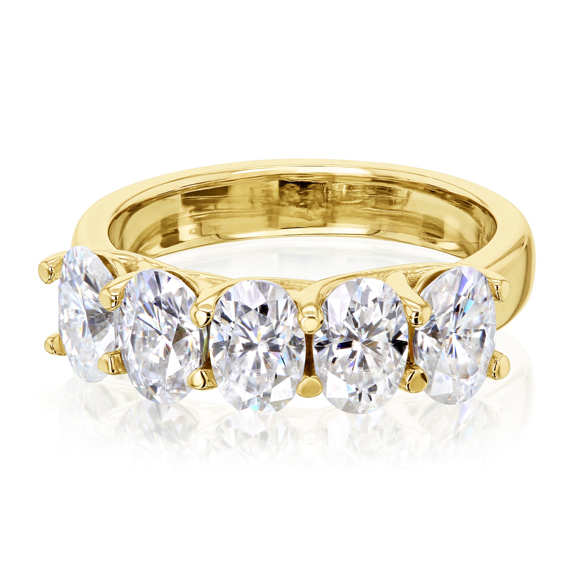 Kobelli The 5 Stone Trellis Oval Band
